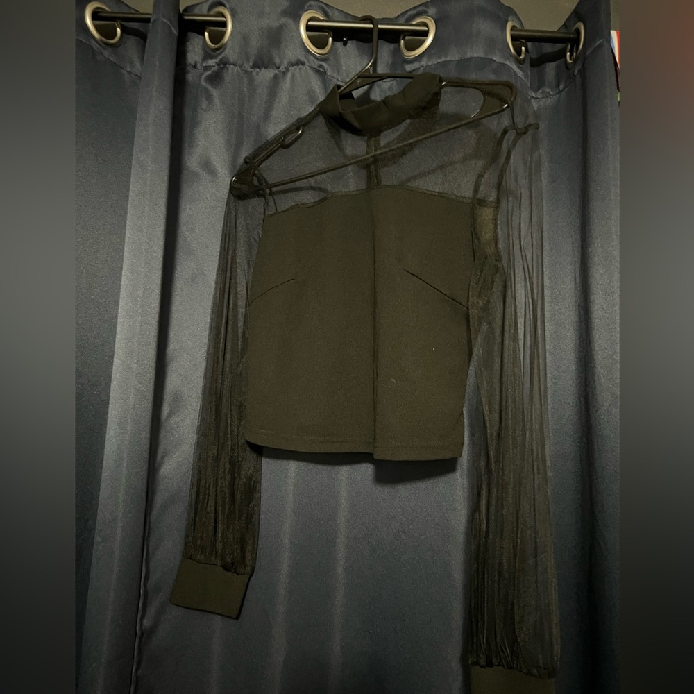 Black Sheer Shirt